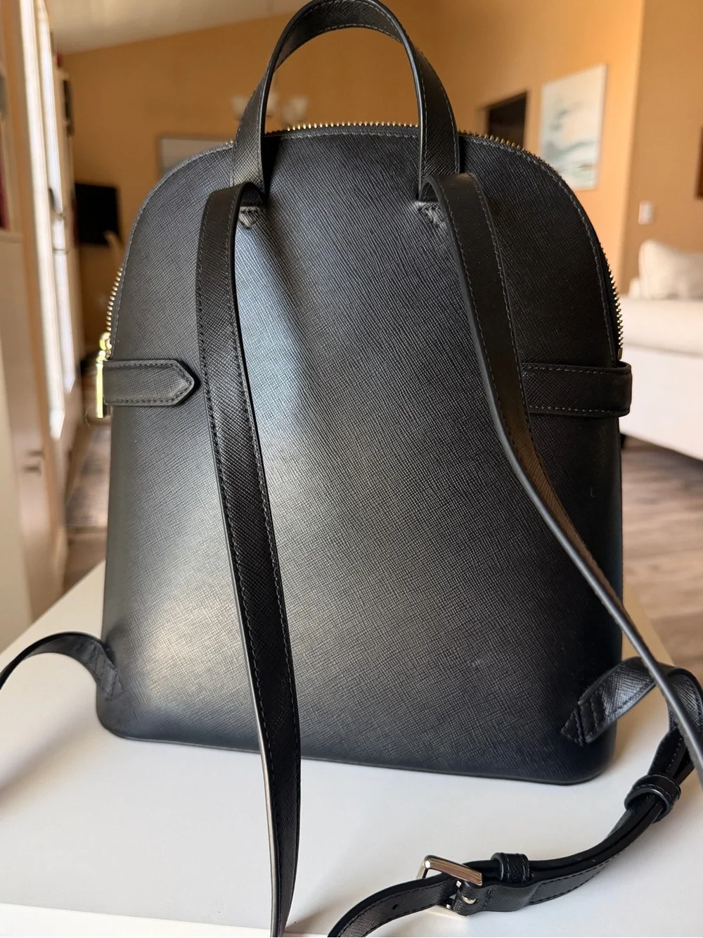 Kate Spade New York Black Leather Backpack